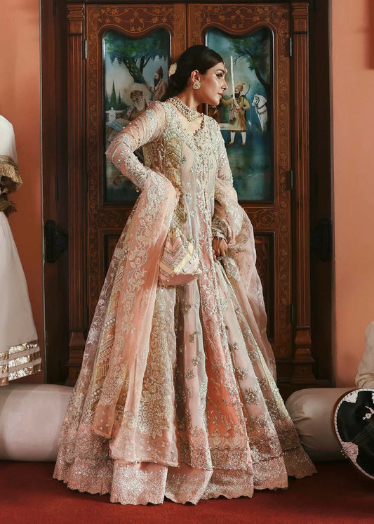 Kanwal Malik Mahi Luxury Organza Hand Work & Embroidered Unstitched Suit MEHAR