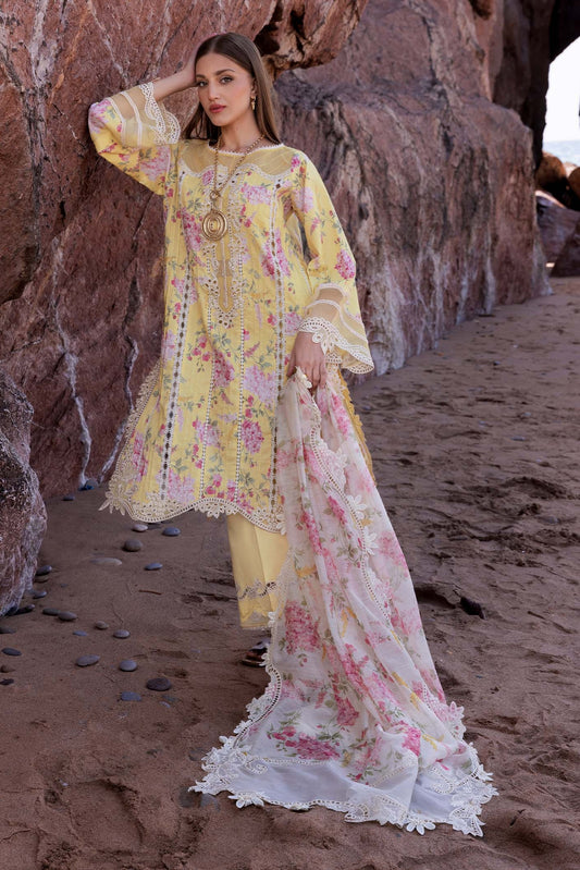 Crimson - Who'S That Girl - D3 A - Lawn Embroidered Unstitched 3 Piece