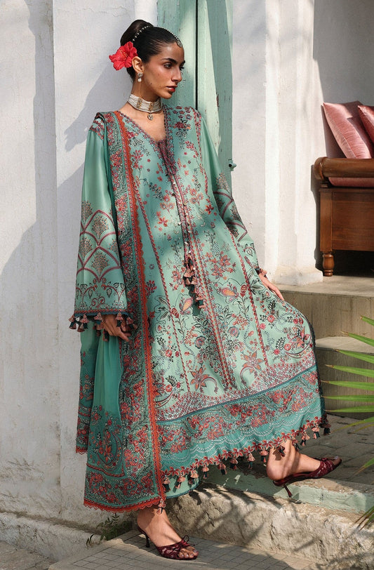 Hussain Rehar - Verdant - Luxury Lawn Embroidered 3 Piece Unstitched