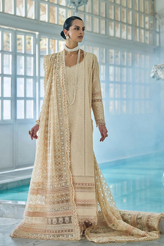 Sobia Nazir 3A Lawn Embroidered Unstitched 3 Piece| Pure Chiffon Duppatta