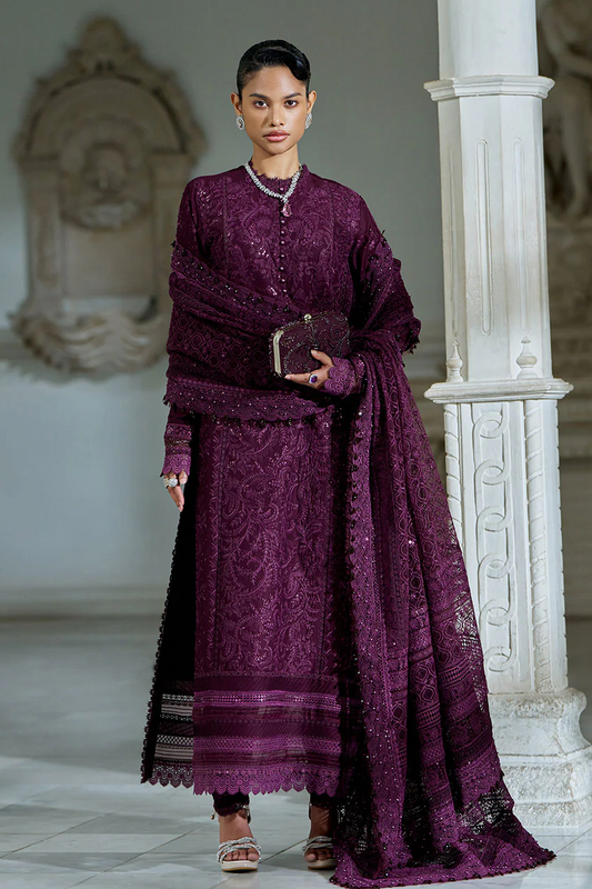 Sobia Nazir Luxury Lawn Eid Edition 2026 Unstitched Design 3B MAJENTA