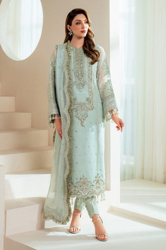 Alizeh Luxury Embroidered Organza 3Pc Unstitched Suit