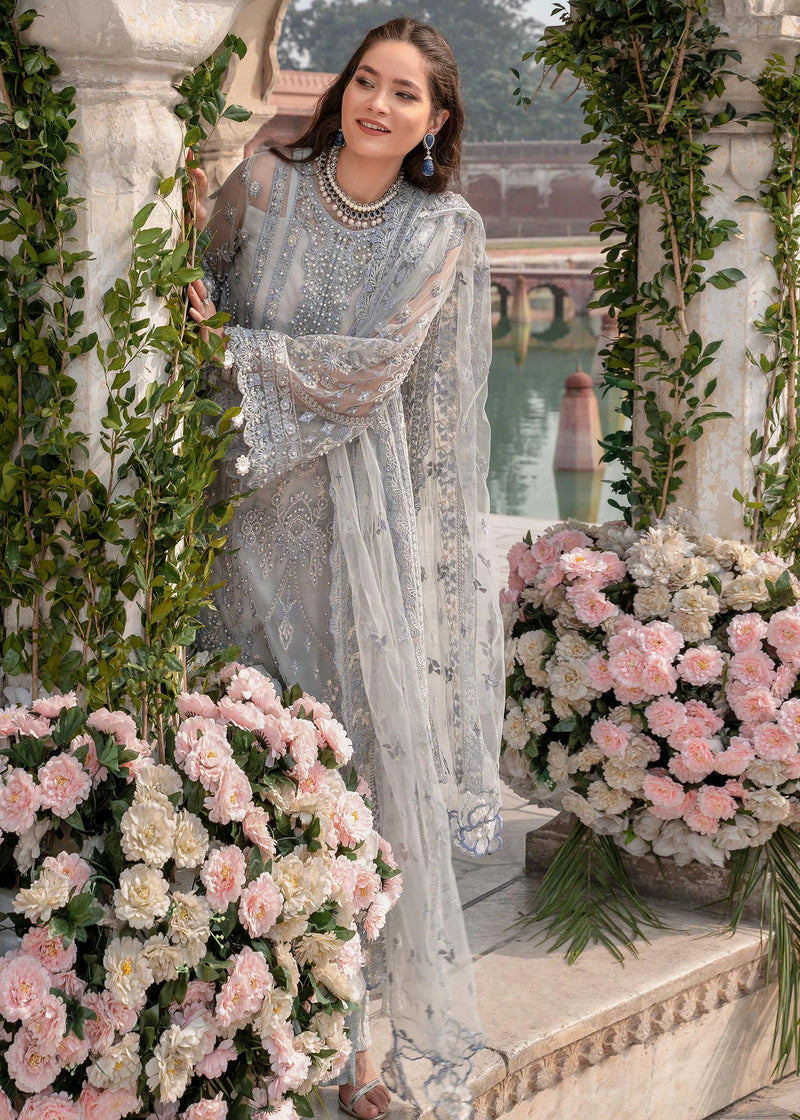MEERAL NET EMBROIDERED FORMAL COLLECTION 3 PIECES UNSTITCHED – Aarzoo