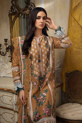 Sobia Nazir Embroidered Lawn Suits Unstitched 3 Piece SN23EL 3B - Luxury Collection