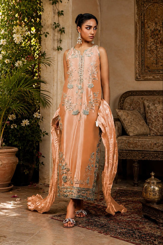 Ayesha Somaya Luxury Myssori Embroidered 3Pc Unstitched Suit-Ayra-17