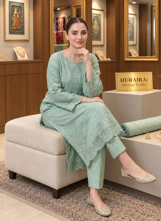 Pehnawa Luxury Silk Embroidered 3Pc Unstitched Suit PA-288