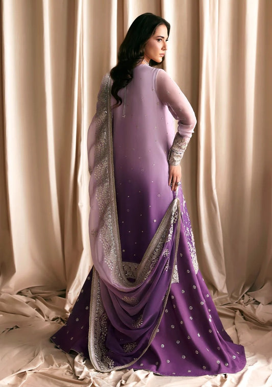 Zarif NIGAH Luxury Chiffon Embroidered 3Pc Unstitched Suit PA-260