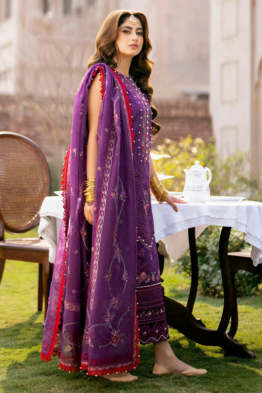 Bin Ilyas Luxury Lawn Embroidered 3 Piece Unstitched 404-A