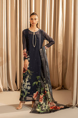 Lulusar Luxury Silk Collection Unstitched 3 Pieces Dahlia