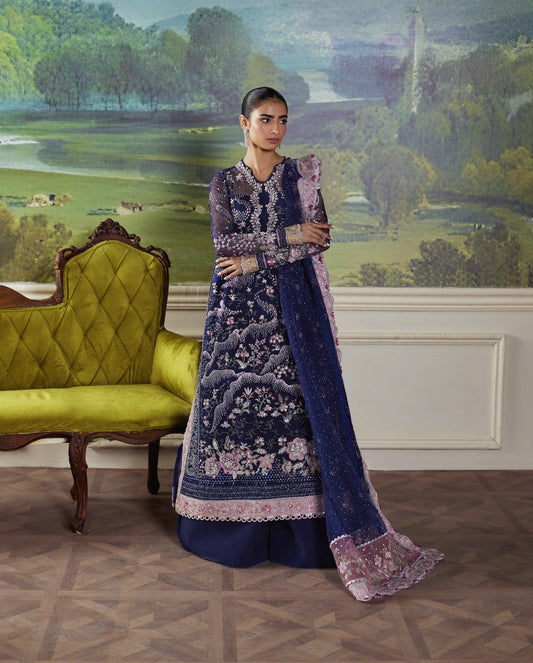 Republic WomensWear Embroidered Suits Unstitched 3 Piece D-07 Stella - Wedding Collection