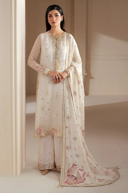 Jazmin Chiffon Embroidered Unstitched 3 Piece Uc-3069