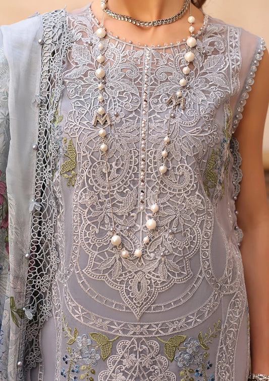 Maria.B luxury Lawn Embroidered 3 Piece Unstitched MBV25#9B