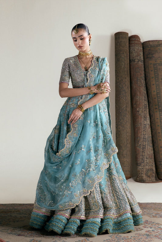 Suffuse Luxury Organza Embroidered 3 Piece Unstitched - Anaira