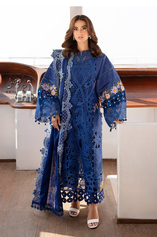 Parishay MS-06 Luxury Lawn Embroidered 3 Pc Unstitched Monaco