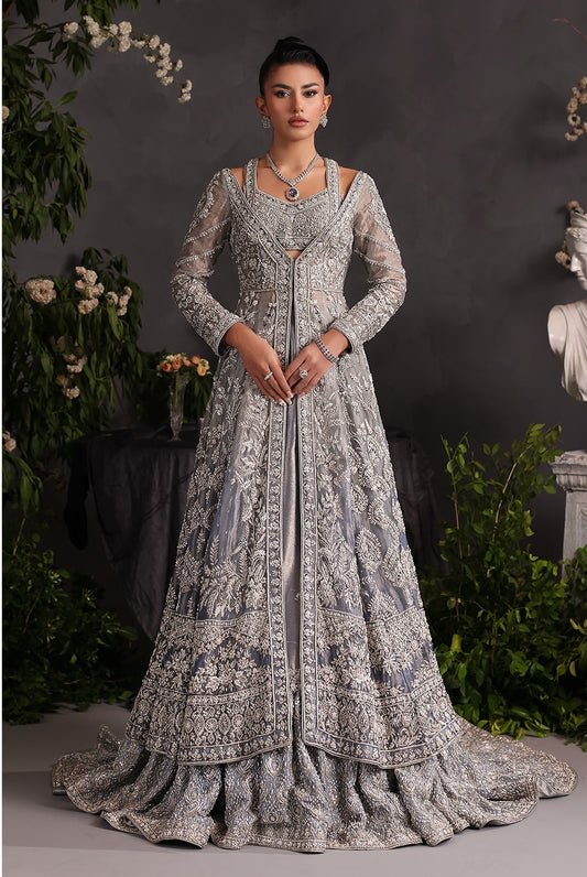 Ahmed Sultan - Luxury Organza Embroidered Unstitched 3 Piece - StarLace