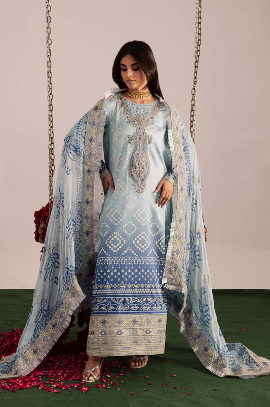 Nureh Lawn Embroidered Unstitched 3 Pc Suit NP-698