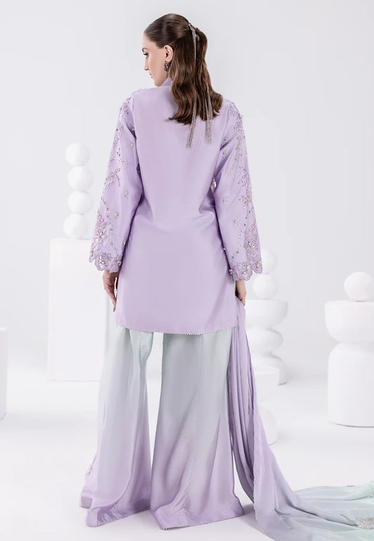 Amave AM-56 Luxury Silk Embroidered 3Pc Unstitched Suit PA-240