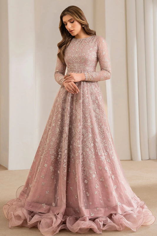 Jazmin Wedding Formal Net Embroidered Unstitched 3Pc Suit UC-3024