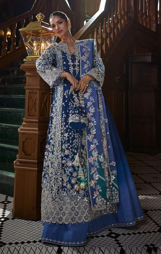 Soraya Lumene Luxury Organza Embroidered Unstitched 3PC Suit-Elise