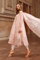 Voyage A Luxe By Maria.B Embroidered Lawn Suits Unstitched 3 Piece MB-6A - Eid Collection