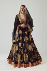 Hussain Rehar Bridal Collection 3 Pieces Unstitched ZAIB