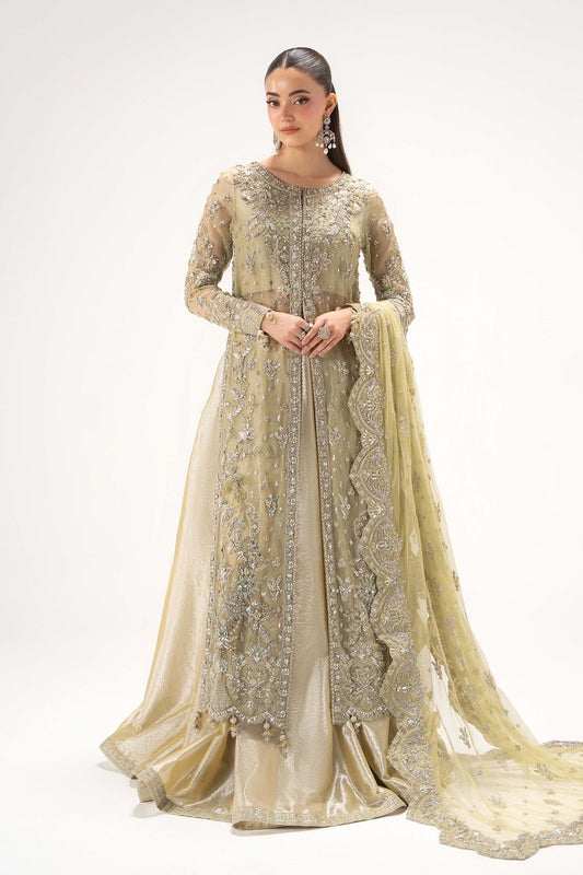 Mari B Luxury Embroidered Organza Unstitched 3Pc Suit Serelia
