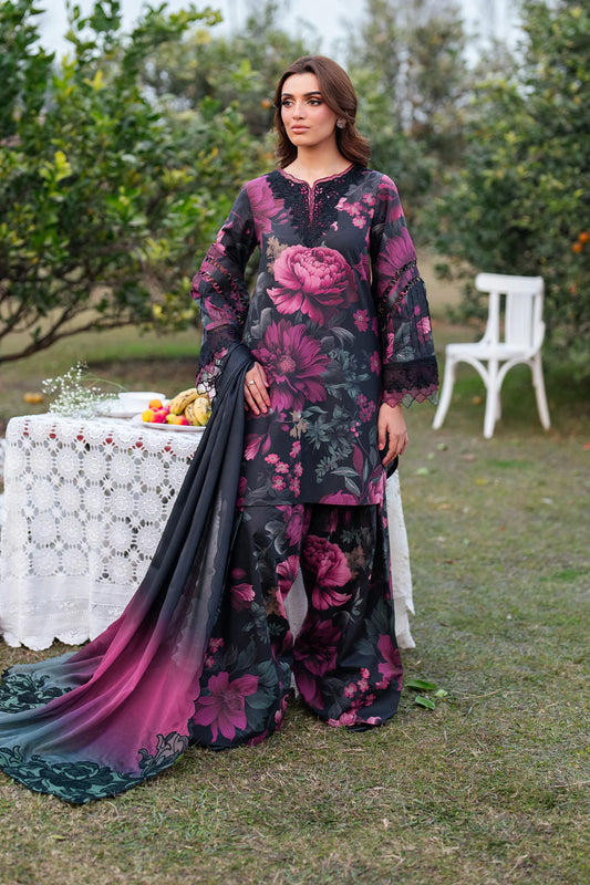 Iznik Rang e Mausam Luxury Lawn Embroidered Unstitched Collection UE-399