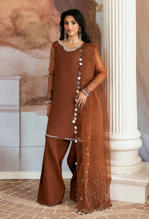 Vanya SY-01 - Luxury Silk Embroidered Unstitched 3 Piece