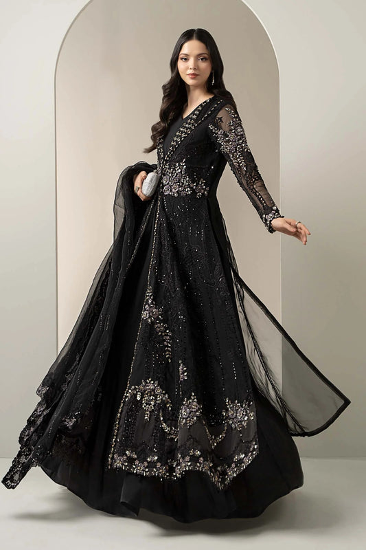 Maria.B Luxury Net Embroidered 3 Piece Unstitched - BDS-3004