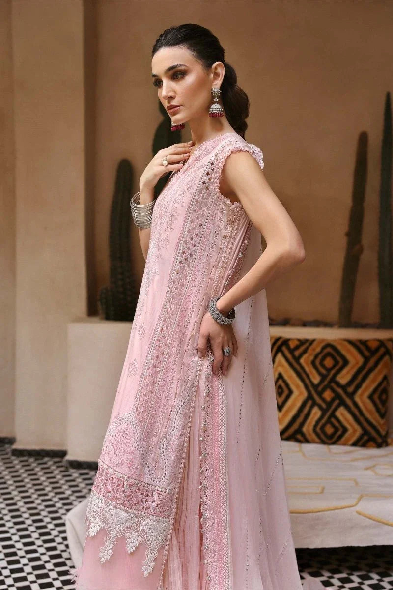 Maria B Premium Lawn Embroidered 3 Piece Unstitched D - 2511 - A - 3 Pieces Lawn - Zainabjees