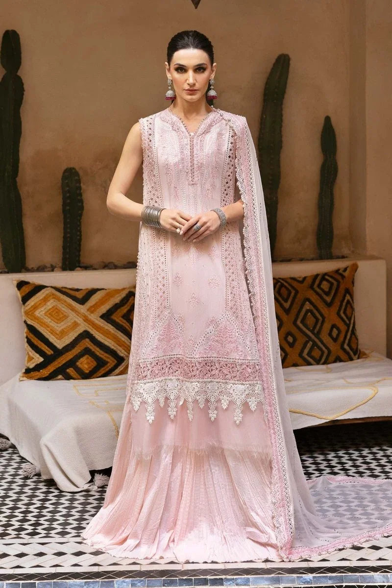 Maria B Premium Lawn Embroidered 3 Piece Unstitched D - 2511 - A - 3 Pieces Lawn - Zainabjees