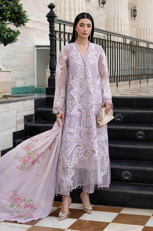 Maria B Luxury Embroidered Lawn Unstitched 3Pc Suit