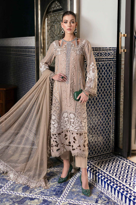 Maria.B Premium Lawn Embroidered Unstitched 3 Piece 2502-A