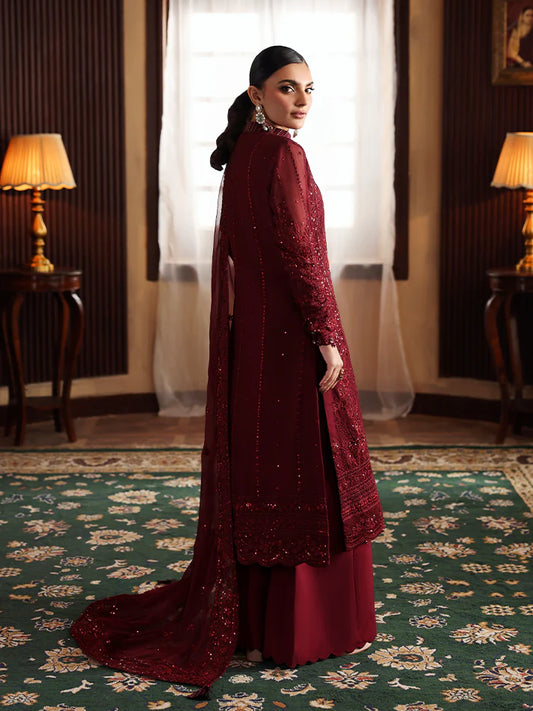 Gulaal Luxury Chiffon Embroidered 3 Pc Unstitched Collection Vezeen