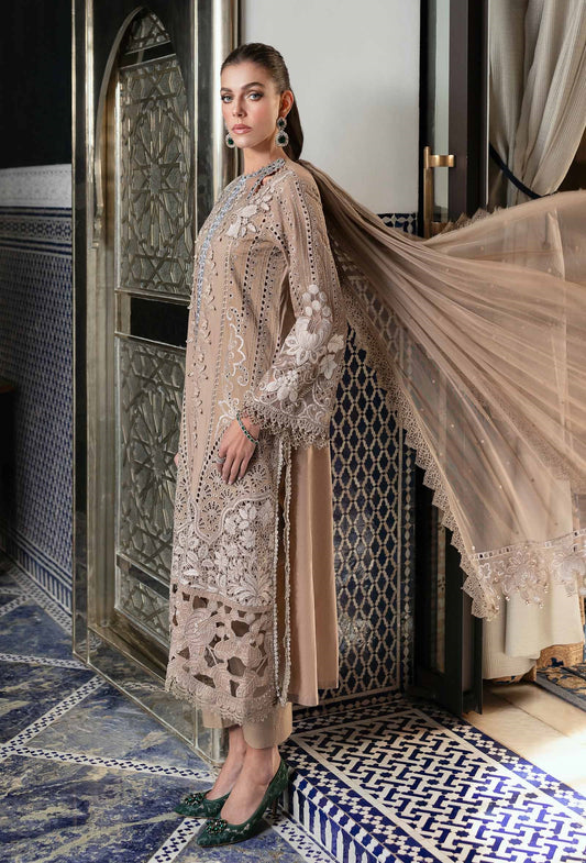 Maria.B Premium Lawn Embroidered Unstitched 3 Piece 2502-A