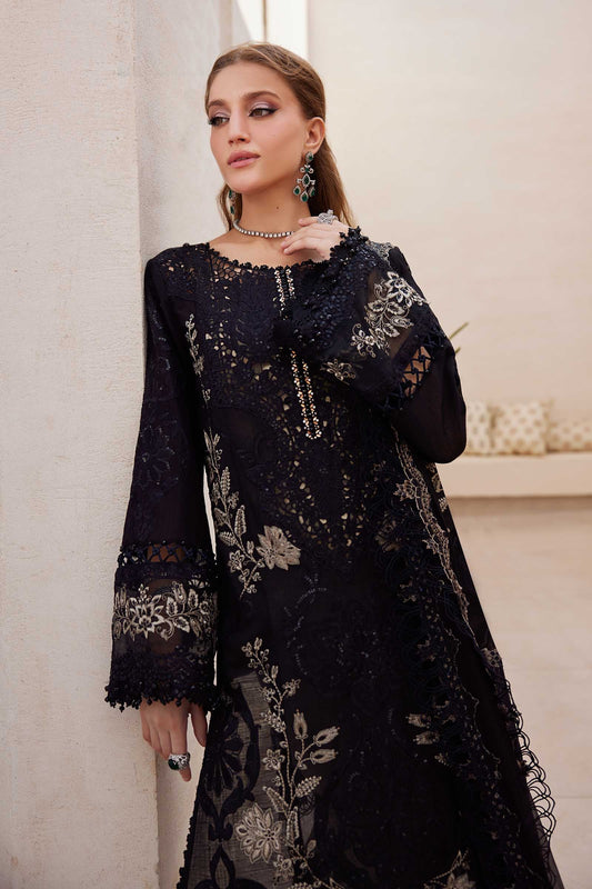Maria.B Luxury Lawn Embroidered Unstitched 3 Piece-25-03