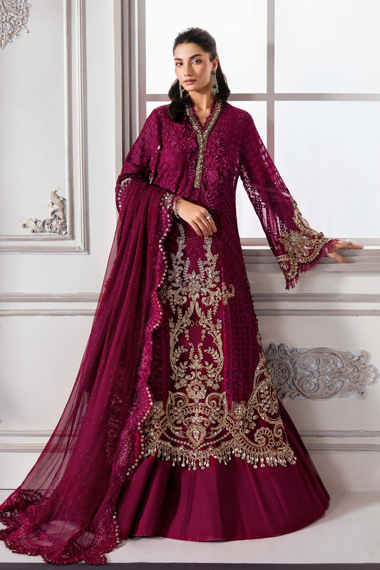 Maria.B Wedding Festive Luxury Chiffon Embroidered Collection BD-3003
