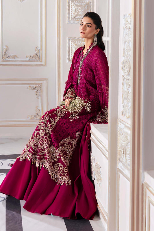 Maria.B Wedding Festive Luxury Chiffon Embroidered Collection BD-3003