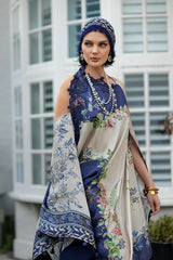 Sobia Nazir Embroidered Silk Suits Unstitched 3 Piece SN23SL D-08 - Formal Collection