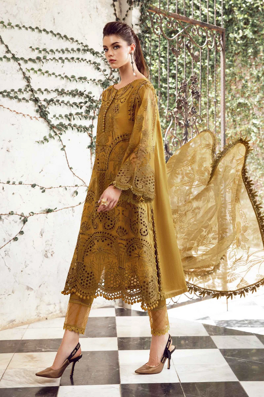 Maria.B Eid Collection Luxury Embroidered Lawn 3 Pc Unstitched Eid Lawn 08