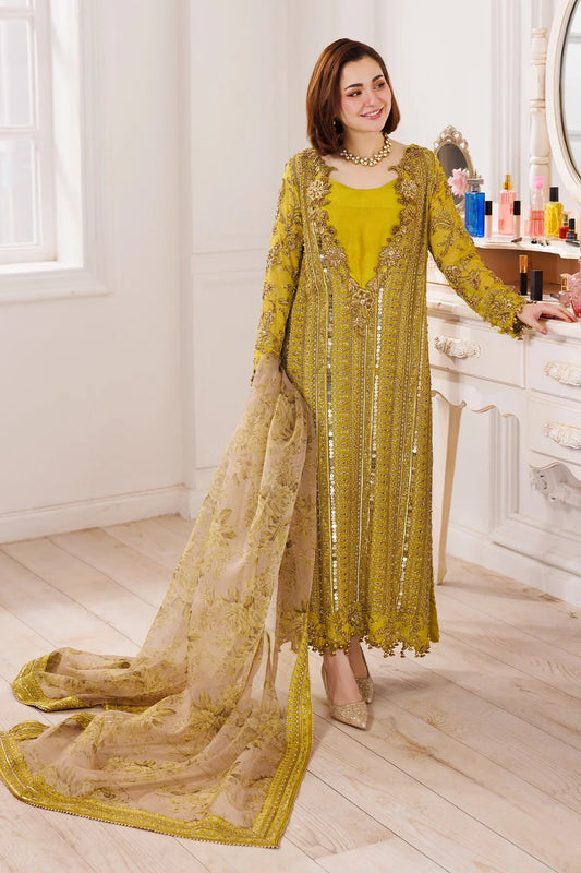 Charizma Luxury Pure Chiffon Unstitched 3 Piece DJ5-04