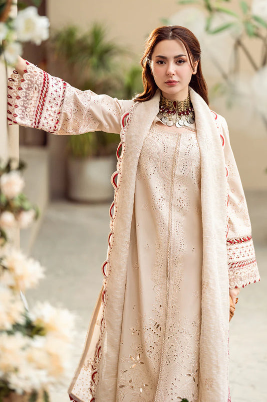 Qalamkar Sahil Embroidered Lawn Unstitched 3Pc Suit FK-16 ANAYA