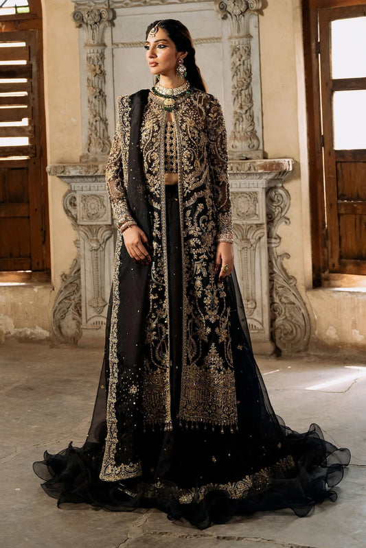 Kanwal Malik Luxury Organza Embroidered Unsticthed 3 Piece - Shahtaj