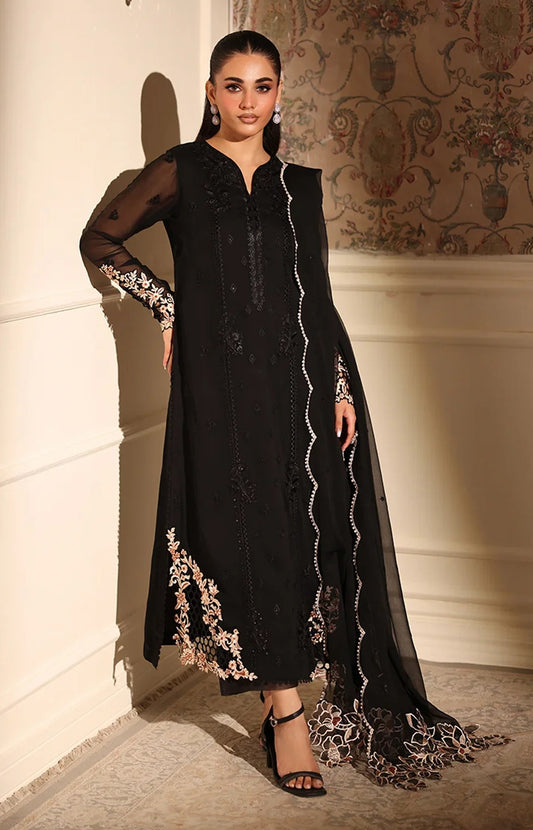 Azure - Dusken Lace - Luxury Chiffon Embroidered Unstitched 3 Piece