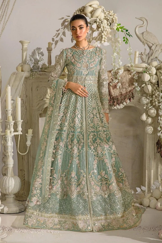 Elaf Luxury Organza Hand Emblishment 3 Pc Unstitched Collection EFE-02