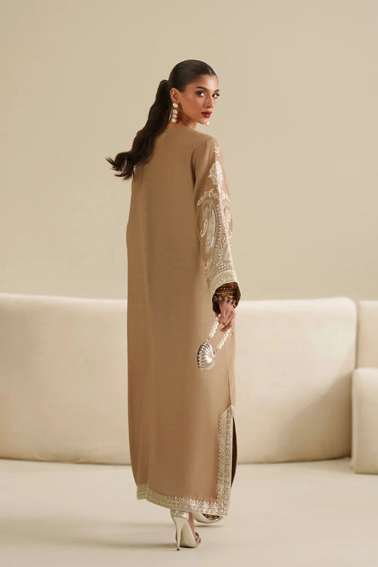 Poshkari Luxury Silk Embroidered 3Pc Unstitched Suit Ethnc PA-122