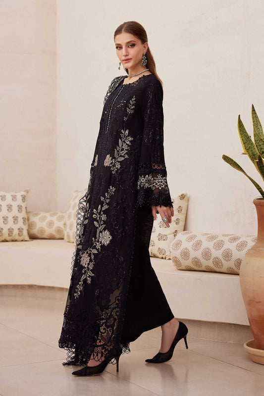 Maria.B - EL-25-03 - Luxury Lawn Embroidered 3 Piece Unstitched / Stitched Suit PA-127
