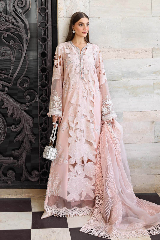 Maria.B Luxury Lawn Embroidered 3 Piece Unstitched - EL-26-02