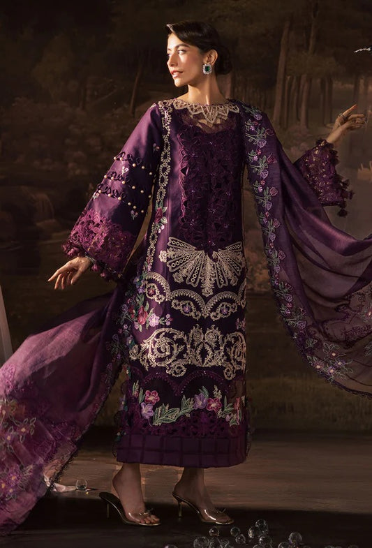 Parishay - ET - 07 - Lawn Embroidered Unstitched 3 Piece