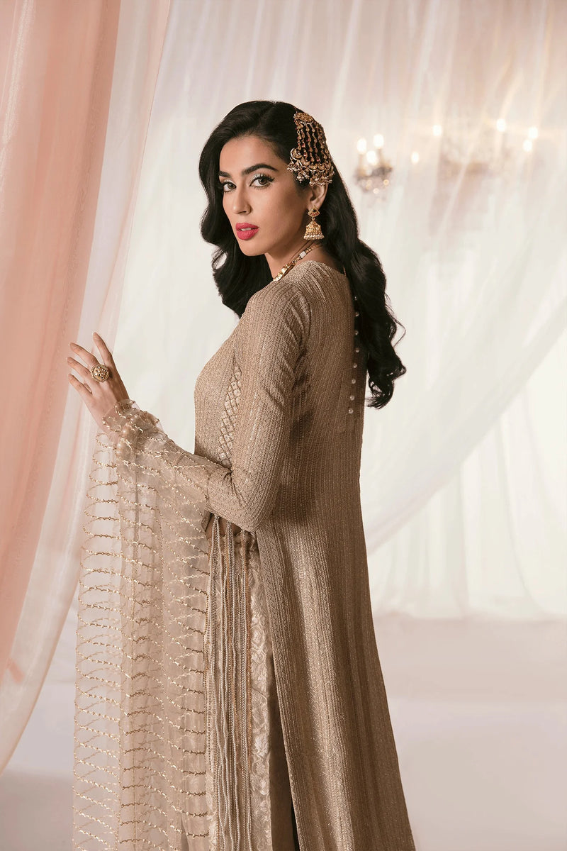 Nilofer Shahid ECSTASY - MEERAS Luxury Pure Chiffon Collection 3 Pieces Unstitched